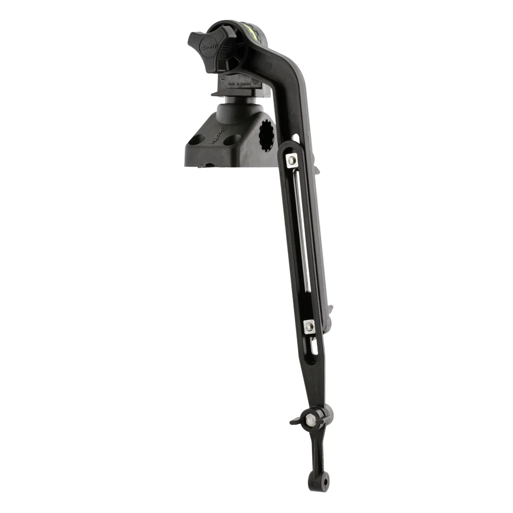 0140 – SCOTTY INC. Transducer Mount, Used To Mount Transducer To Kayaks/ Small Boat 11-1/2 To 18 Inch Adjustable Tran...